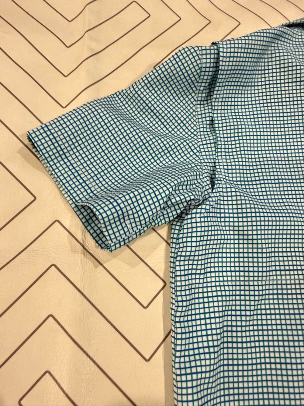Blue Quail Checkered Fishing Guayabera Button Down - Picture 11 of 11